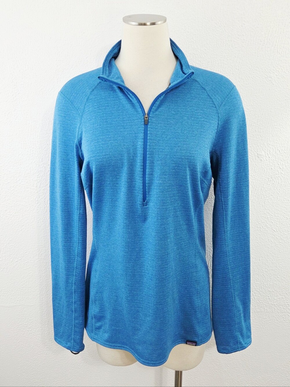 Patagonia Women's Capilene Thermal Weight Zip-Neck top ultramarine blue size XL